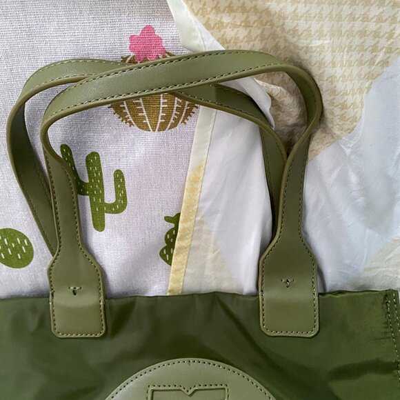 Tory Burch Dark Green Nylon Women's Handbag - Picture 4 of 12